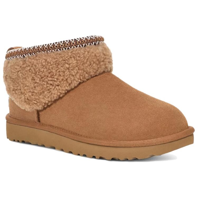 Сапоги женские UGG короткие, коричневый — фото 2