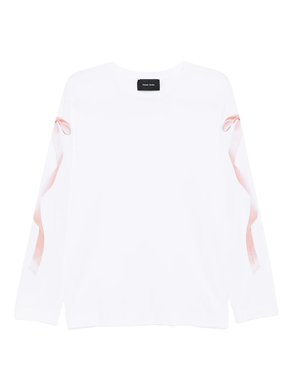 

Футболка с принтом Simone Rocha, белый