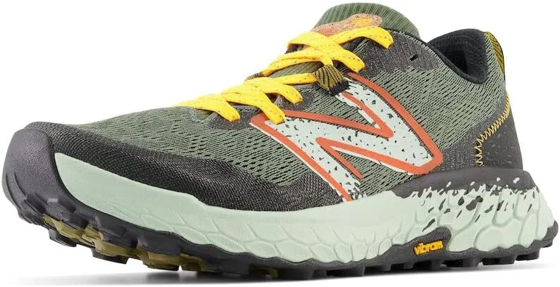 Мужские кроссовки New Balance Fresh Foam X Hierro V7, темно-оливковый/черный — фото 3