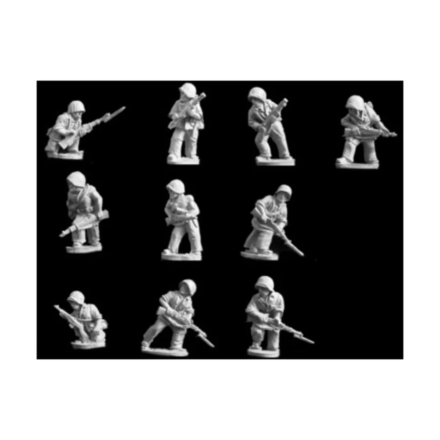 

Морские пехотинцы США наступают, Berlin or Bust WWII Miniatures - US Marines