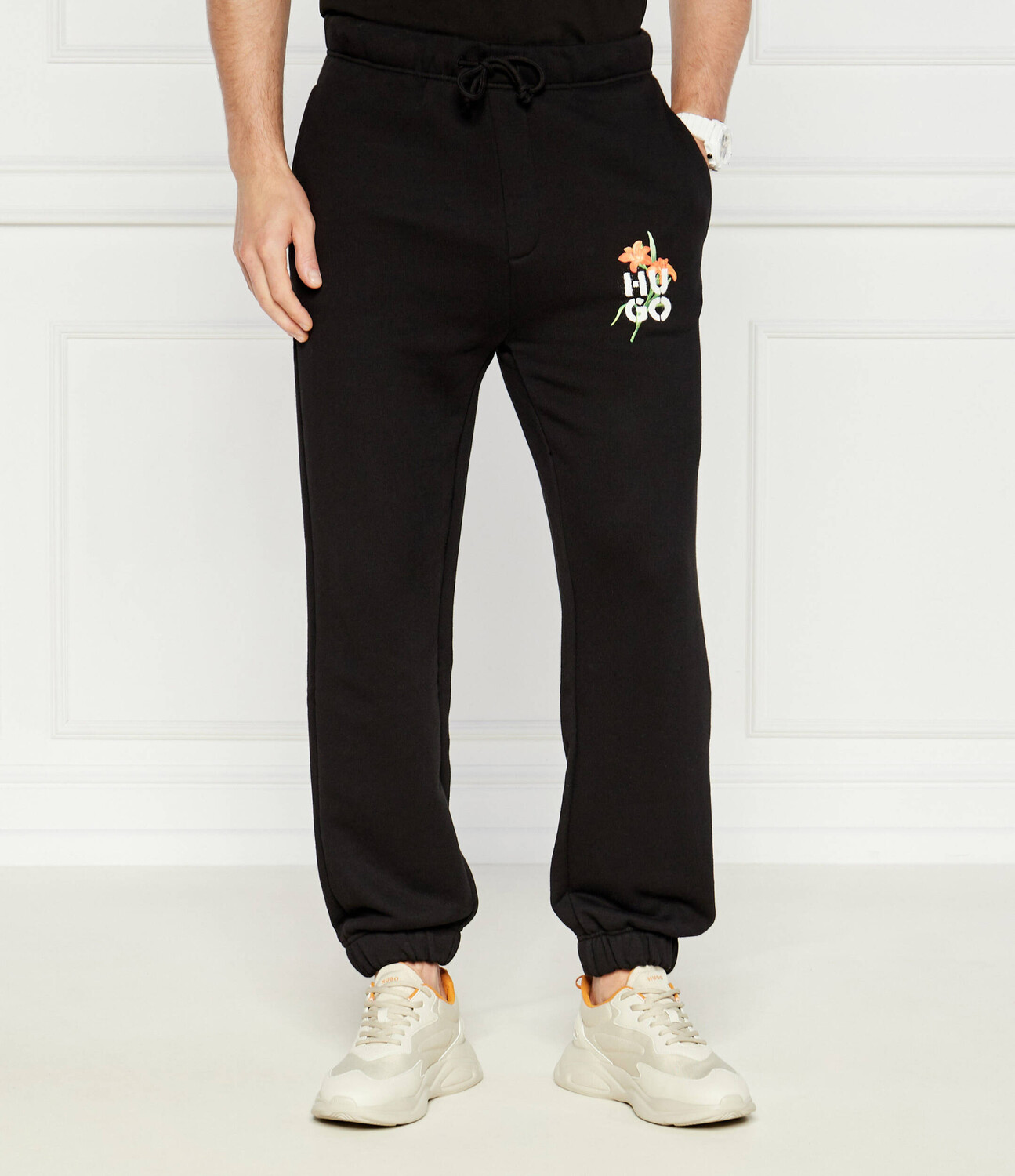 

Спортивные брюки HUGO Regular Fit, черный