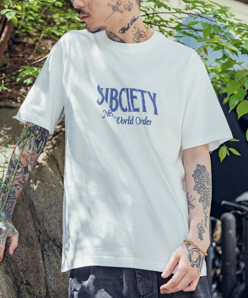 

Футболка с принтом Subciety, белый