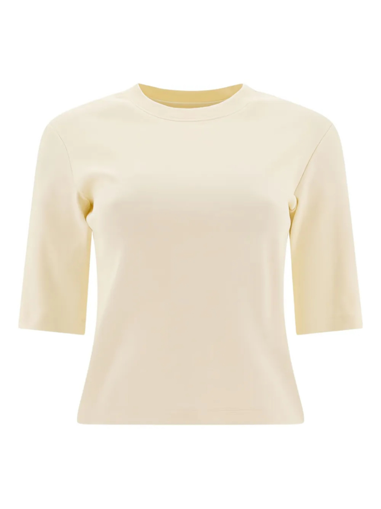 

Топ с круглым вырезом в рубчик SANDBEIGE, нейтральный