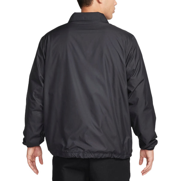 Куртка club coaches' jacket asia sizing 'black white' Nike, черный — фото 2