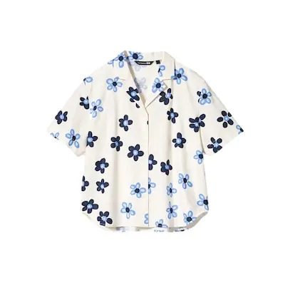 

UNIQLO Женская рубашка x Marimekko белая