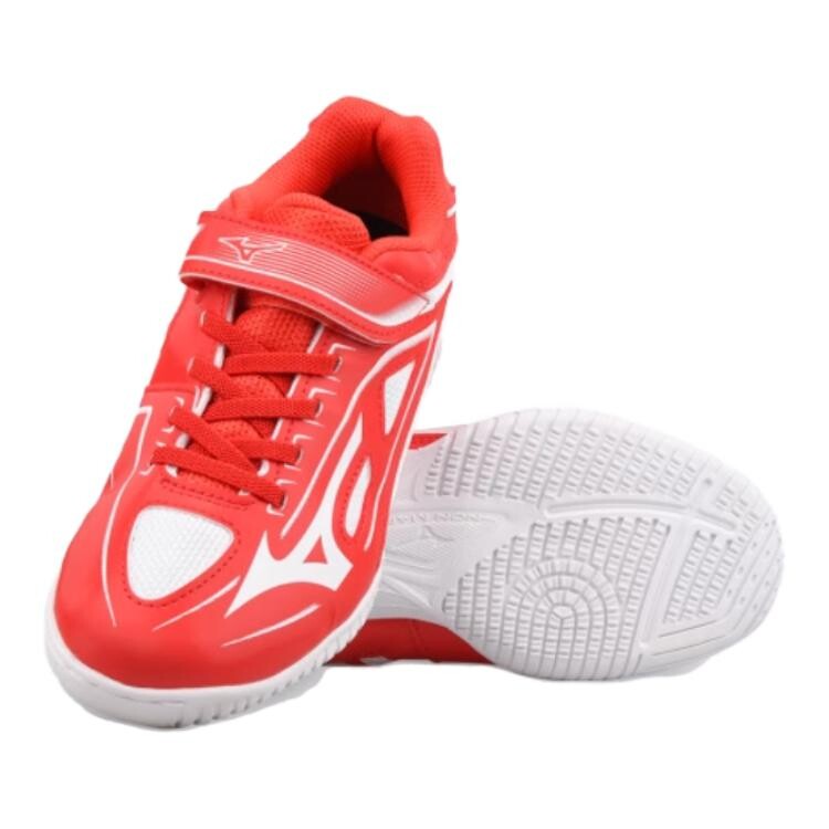 Детские кроссовки GS Low-top Red And White Mizuno, красный — фото 4
