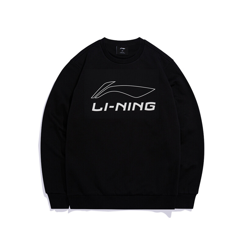 

Толстовка мужская стандартная черная Lining, черный