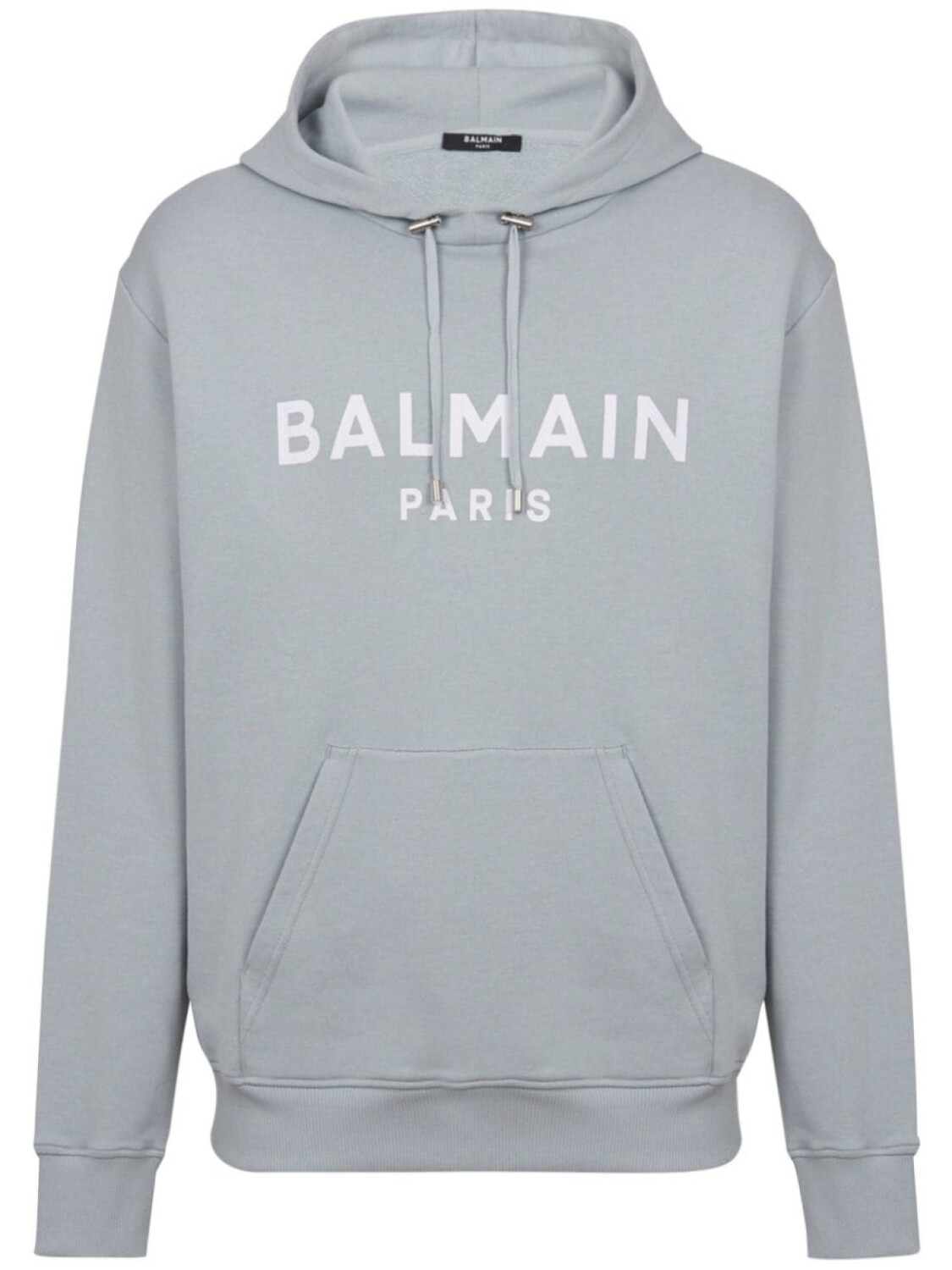 

Balmain хлопковая толстовка с логотипом, серый