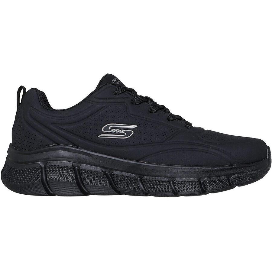 Кроссовки Skechers Bobs B Flex Arctic Edge, чёрные, мужские — фото 3