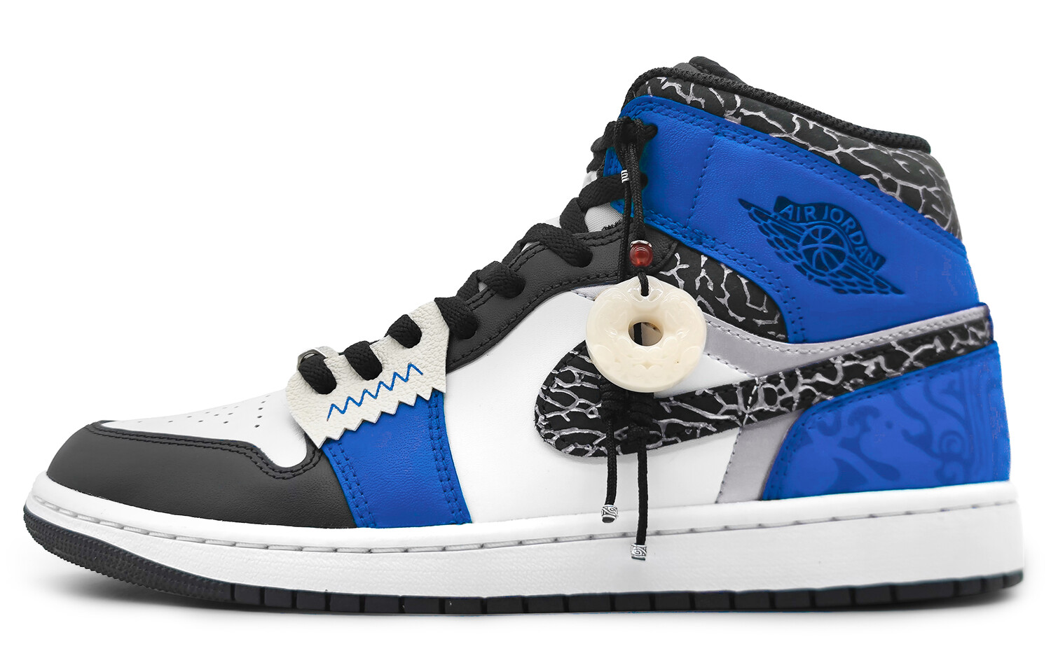 

Кроссовки Vintage Jordan Air Jordan 1, синий/белый