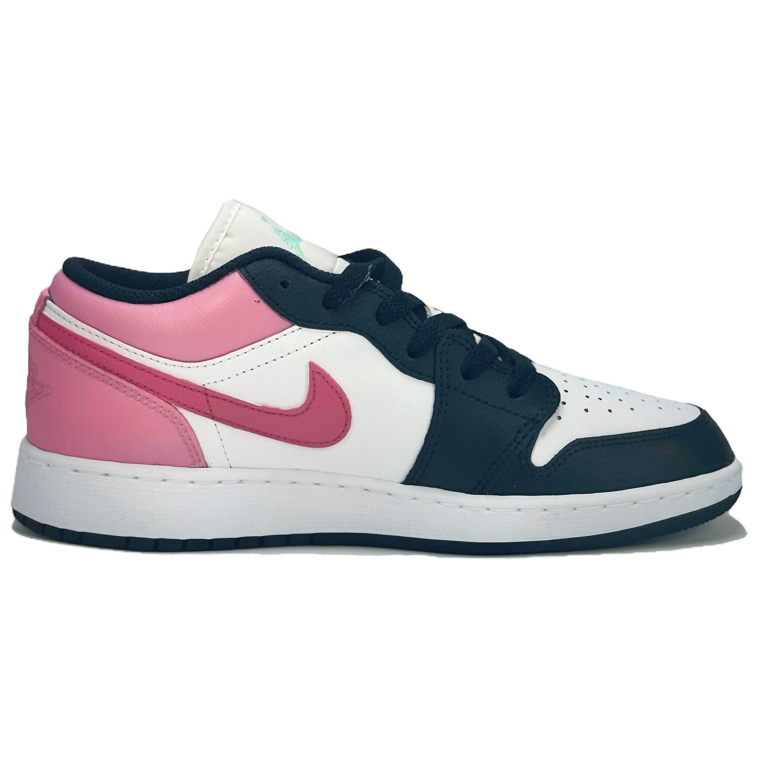 Кроссовки Air Jordan 1 Vintage Basketball Shoes Women's Low-top Pink/white/black, черный — фото 3