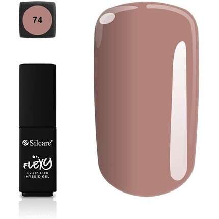 

Flexy Hybrid Soak Off Gel, ноябрь 74, Silcare