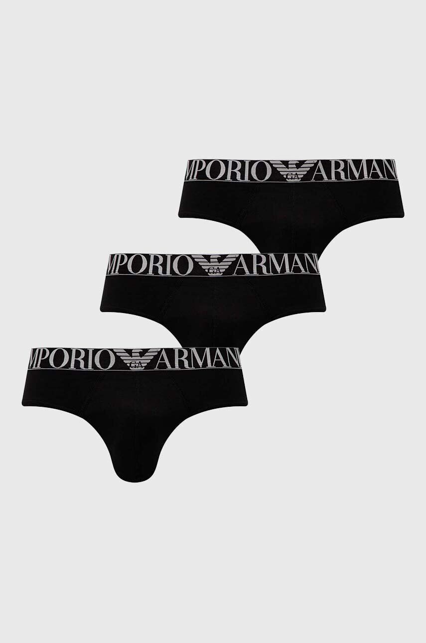 

Комплект нижнего белья Emporio Armani Underwear, 3 шт, черный