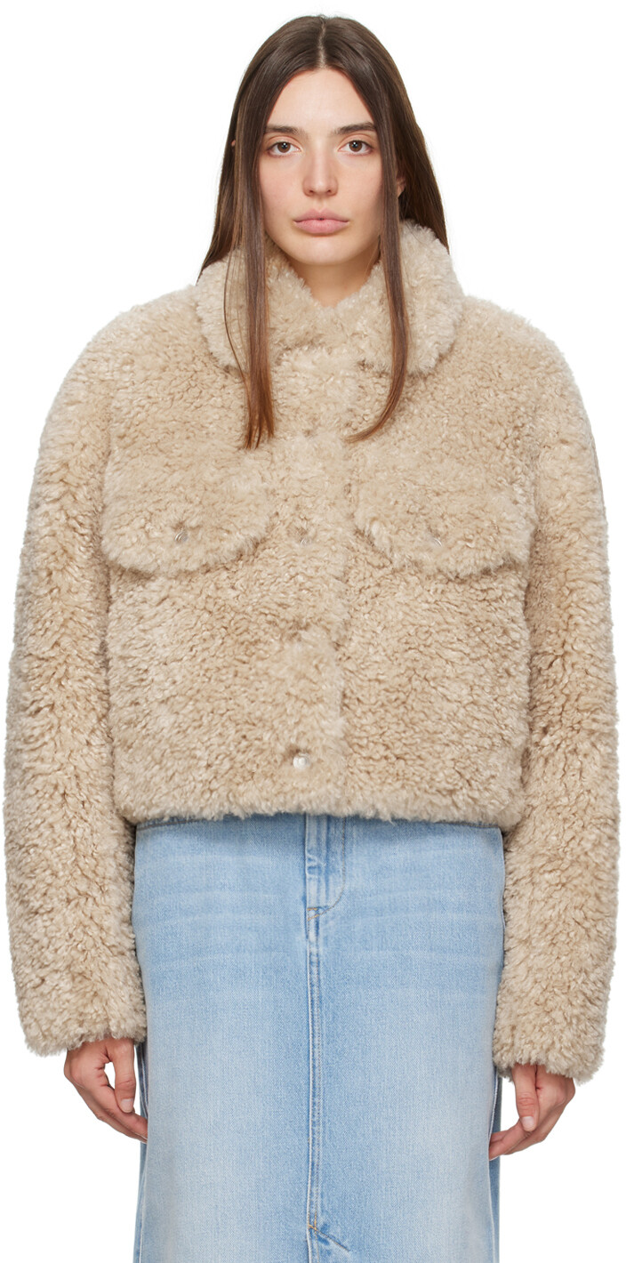 

Бежевая куртка Фазия Isabel Marant Etoile, Бежевый, Бежевая куртка Фазия Isabel Marant Etoile