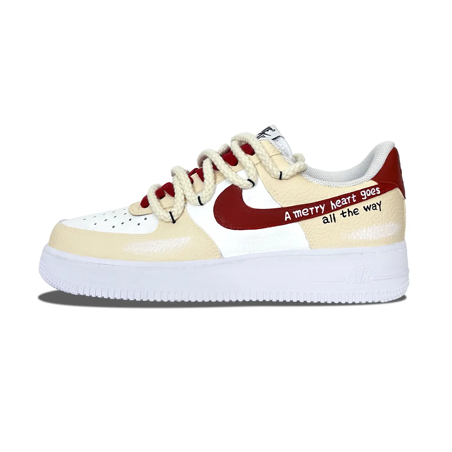 

Кроссовки Air Force 1 для скейтборда унисекс с низким верхом белого цвета Nike, кремовый, Белый, Кроссовки Air Force 1 для скейтборда унисекс с низким верхом белого цвета Nike, кремовый