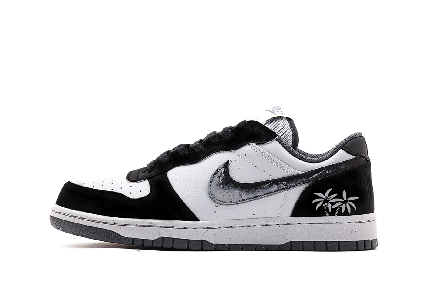 

Nike Кроссовки для скейтбординга Big Genuine Leather низкие унисекс черные с усиленной амортизацией и защитой от истирания