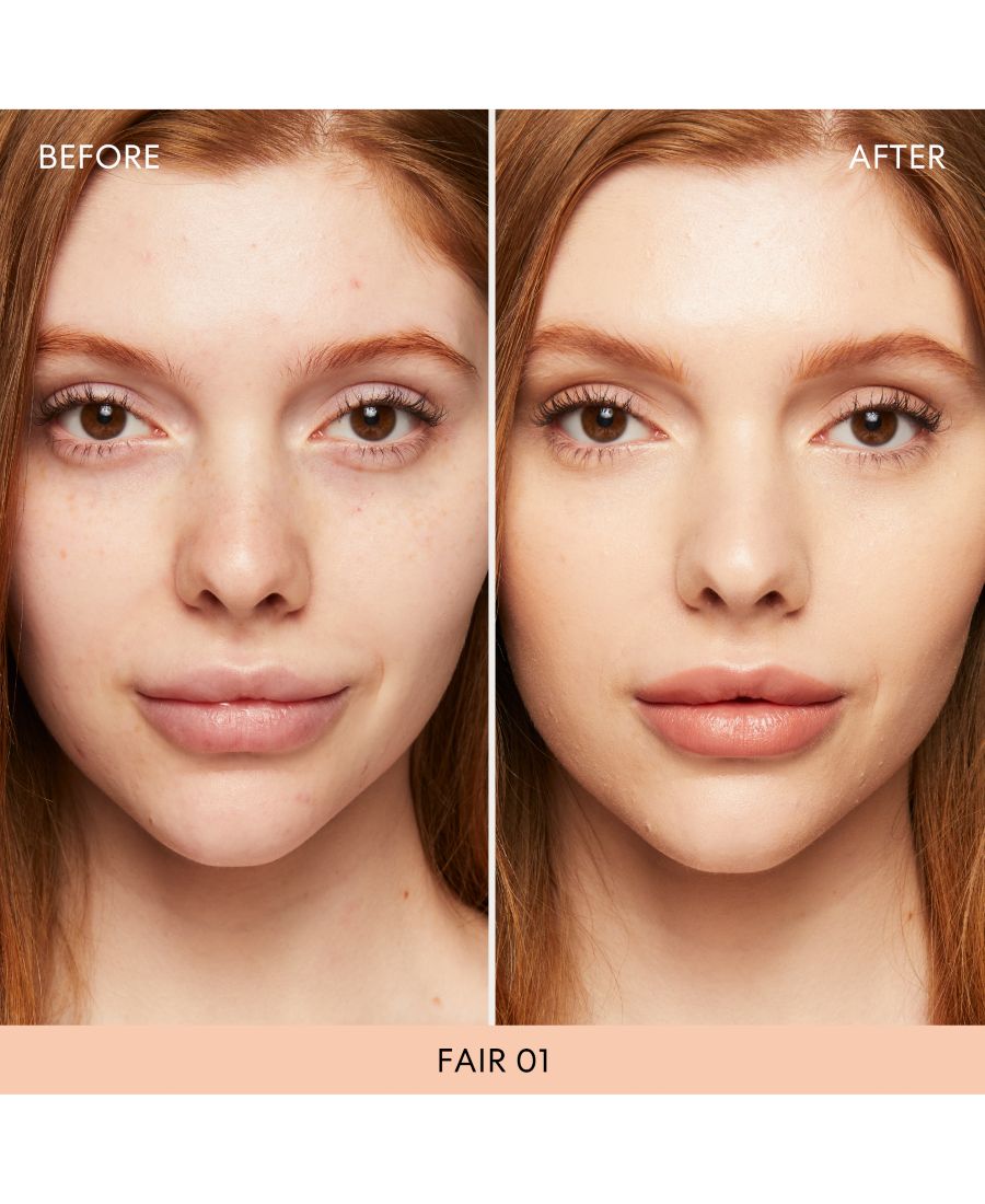 Оригинальная рассыпчатая пудра-основа SPF 15 BareMinerals, цвет fair 01 - for fairest porcelain skin with cool undertones — фото 2