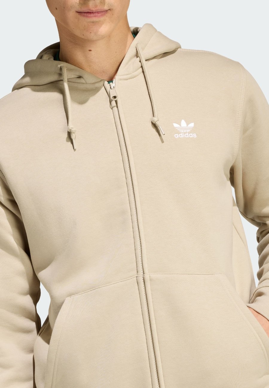 Толстовка Adidas Originals ESS FZ HD, Stone Khaki/Beige — фото 3