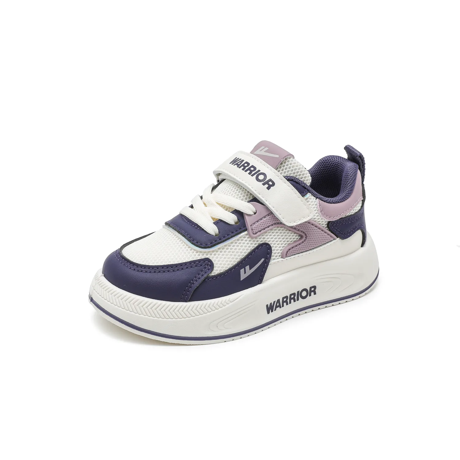 WARRIOR Детские кроссовки Girls' Athletic Shoes из синтетической кожи, легкие, с амортизацией, защитой от ударов, низкие, повседневные — фото 3