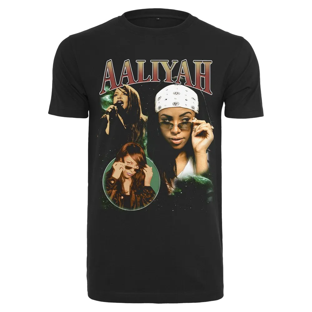 

Футболка с коротким рукавом Mister Tee Aaliyah Retro, черный