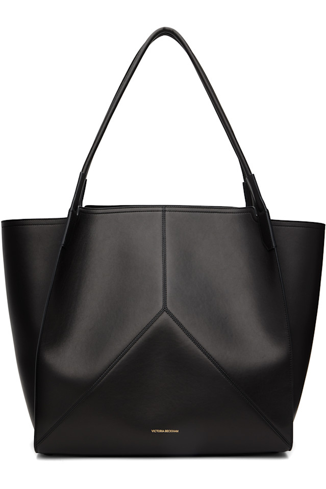 

Сумка тоут из мягкой кожи Victoria Victoria Beckham, черный