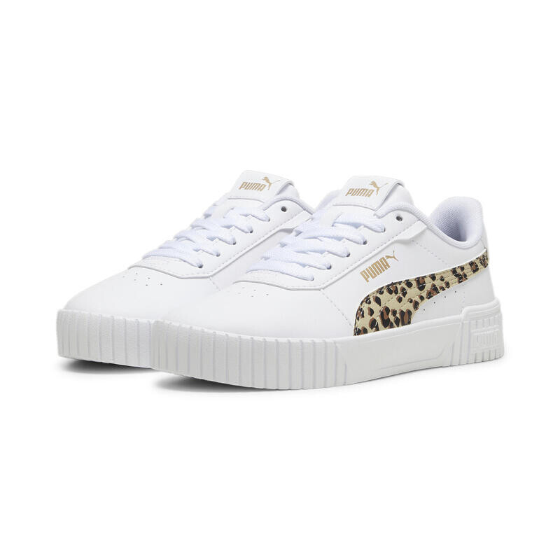 

Кроссовки Carina 2.0 Animal Update для девочек PUMA White Putty Gold Beige, цвет gelb