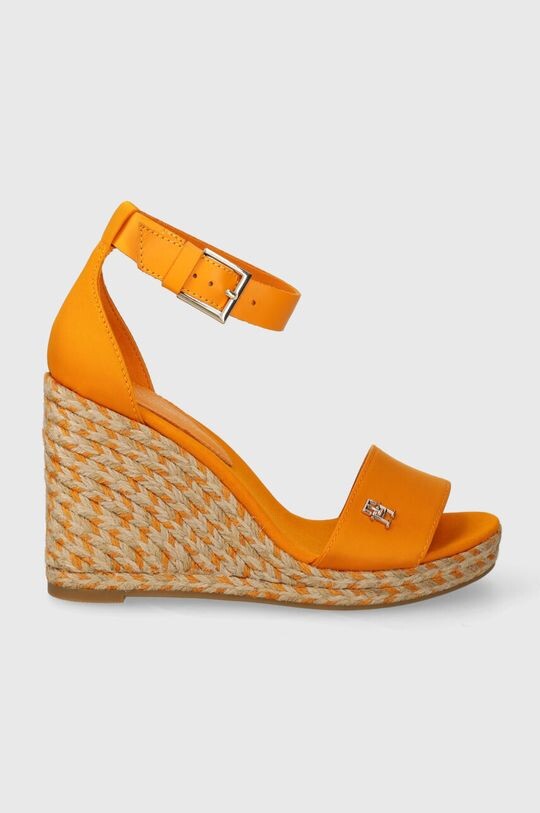 

Босоножки COLORFUL HIGH WEDGE SATIN SANDAL Tommy Hilfiger, оранжевый