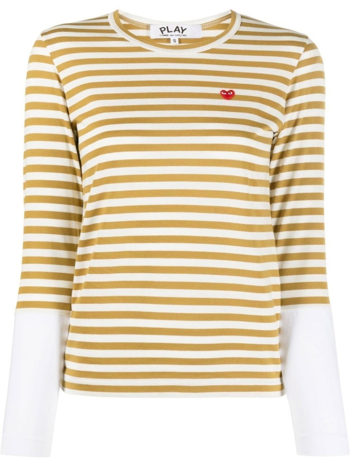 

Полосатая футболка с длинными рукавами Comme Des Garçons Play, зеленый