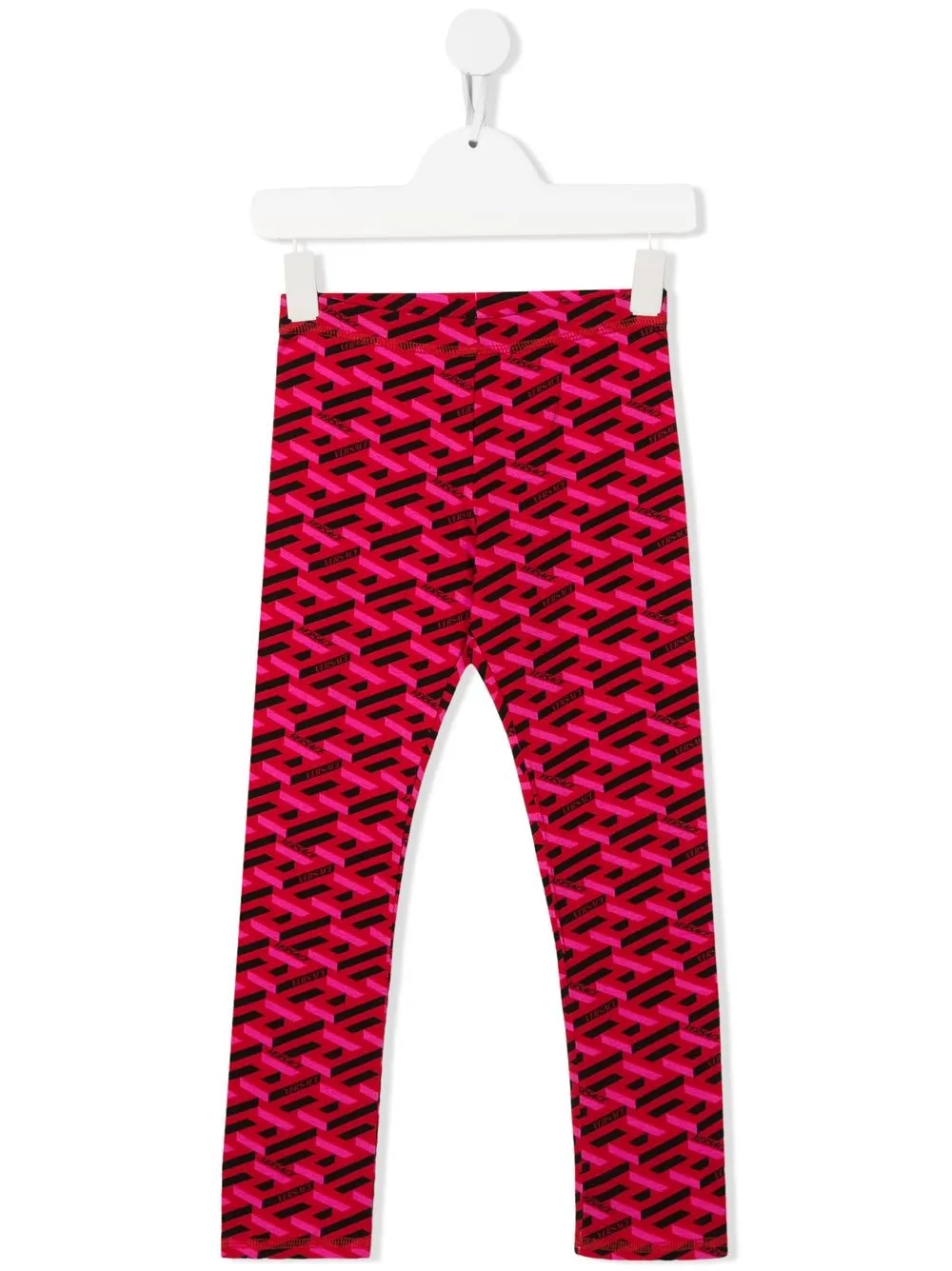 

Леггинсы с узором La Greca Versace Kids, красный