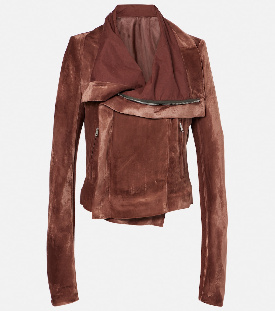 

Бархатная куртка Rick Owens, Throat