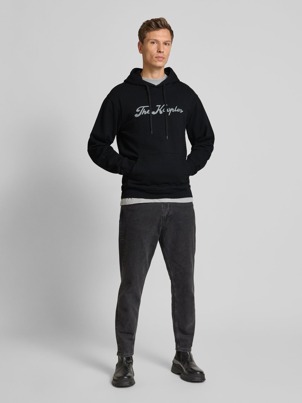 

Толстовка с капюшоном и этикеткой THE KOOPLES, черный