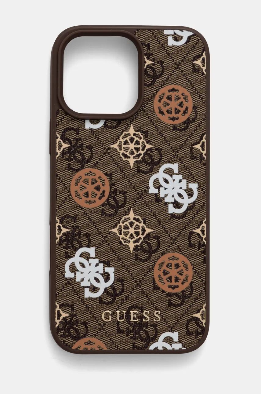 

Чехол Guess для телефона iPhone 16 Pro Max 6.9, коричневый