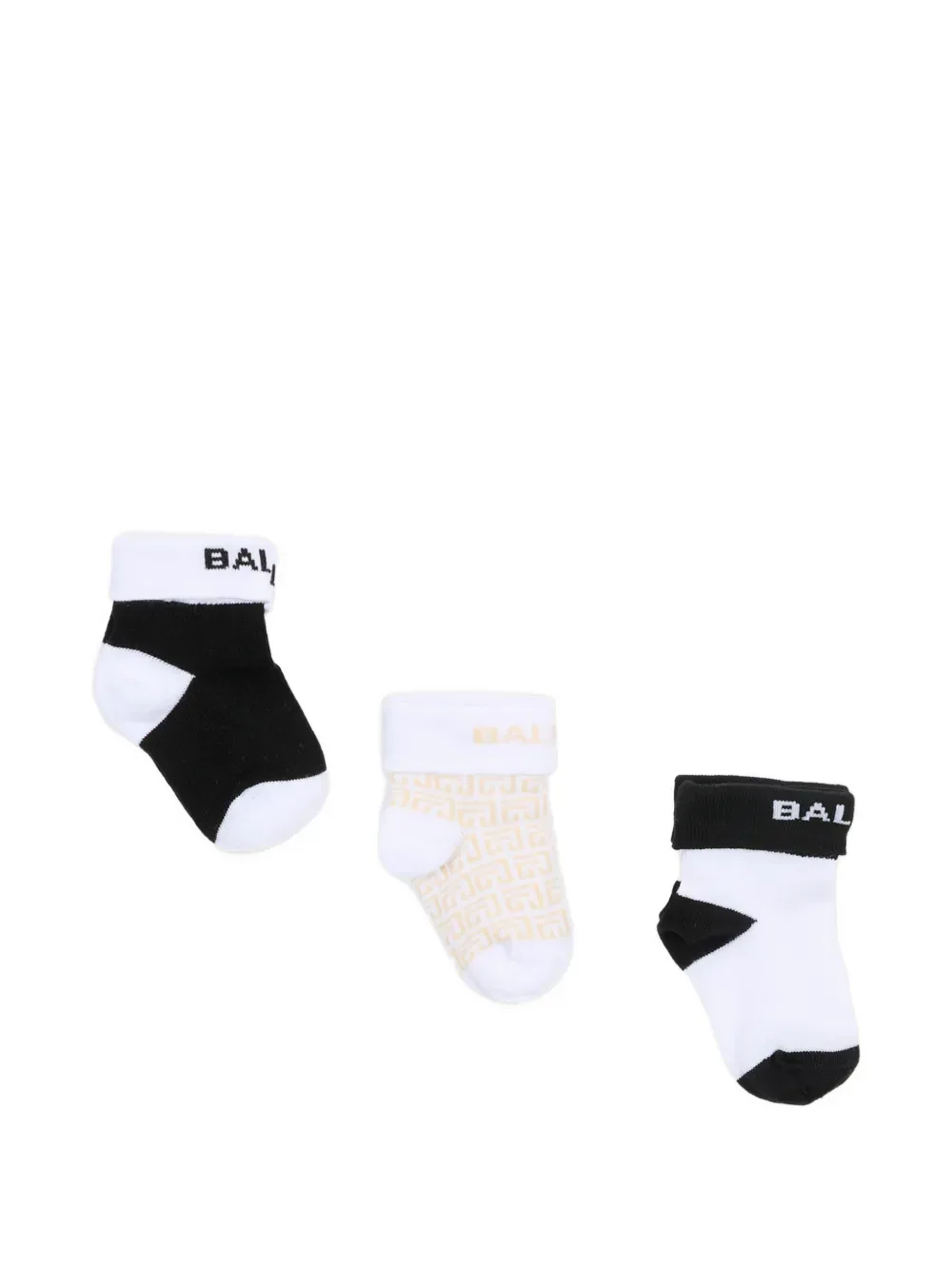 Носки с логотипом Balmain Kids, белый
