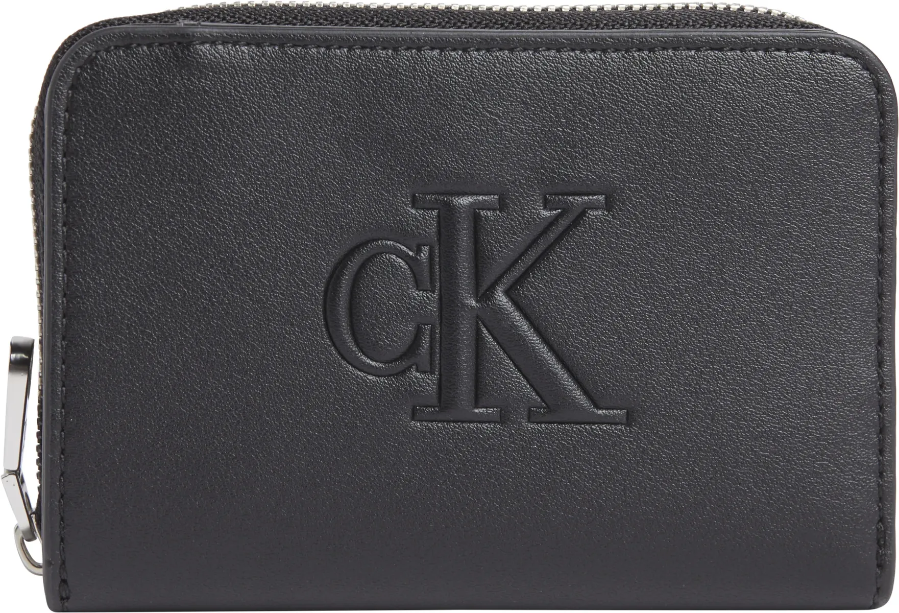 

Кошелек Calvin Klein Jeans "SCULPTED MED ZIP AROUND DEBOSS", женский кошелек кошелек, черный