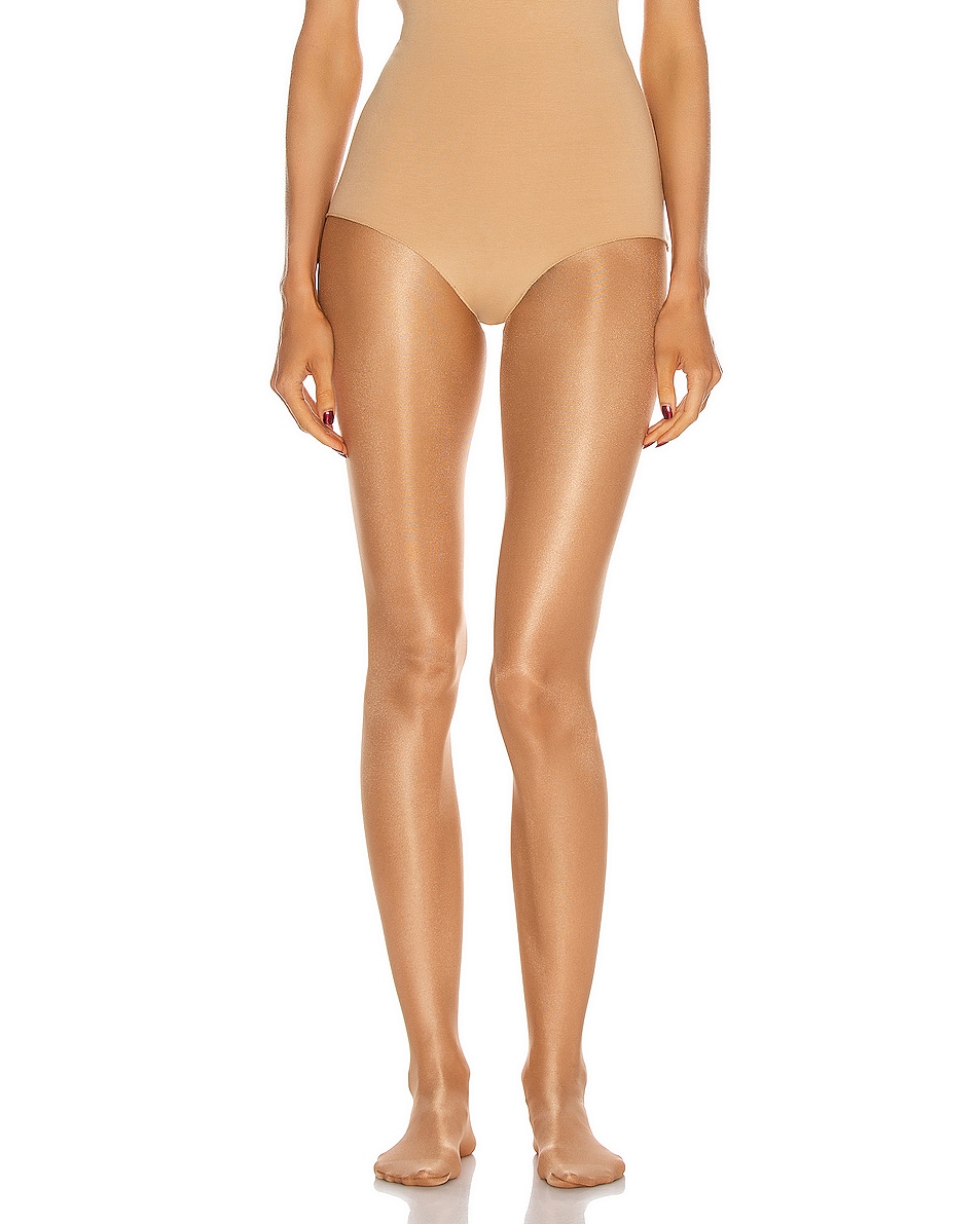

Неоновые колготки 40 Wolford, цвет Gobi