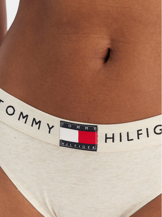 Классические женские трусы UW0UW06225 Tommy Hilfiger, экрю — фото 3