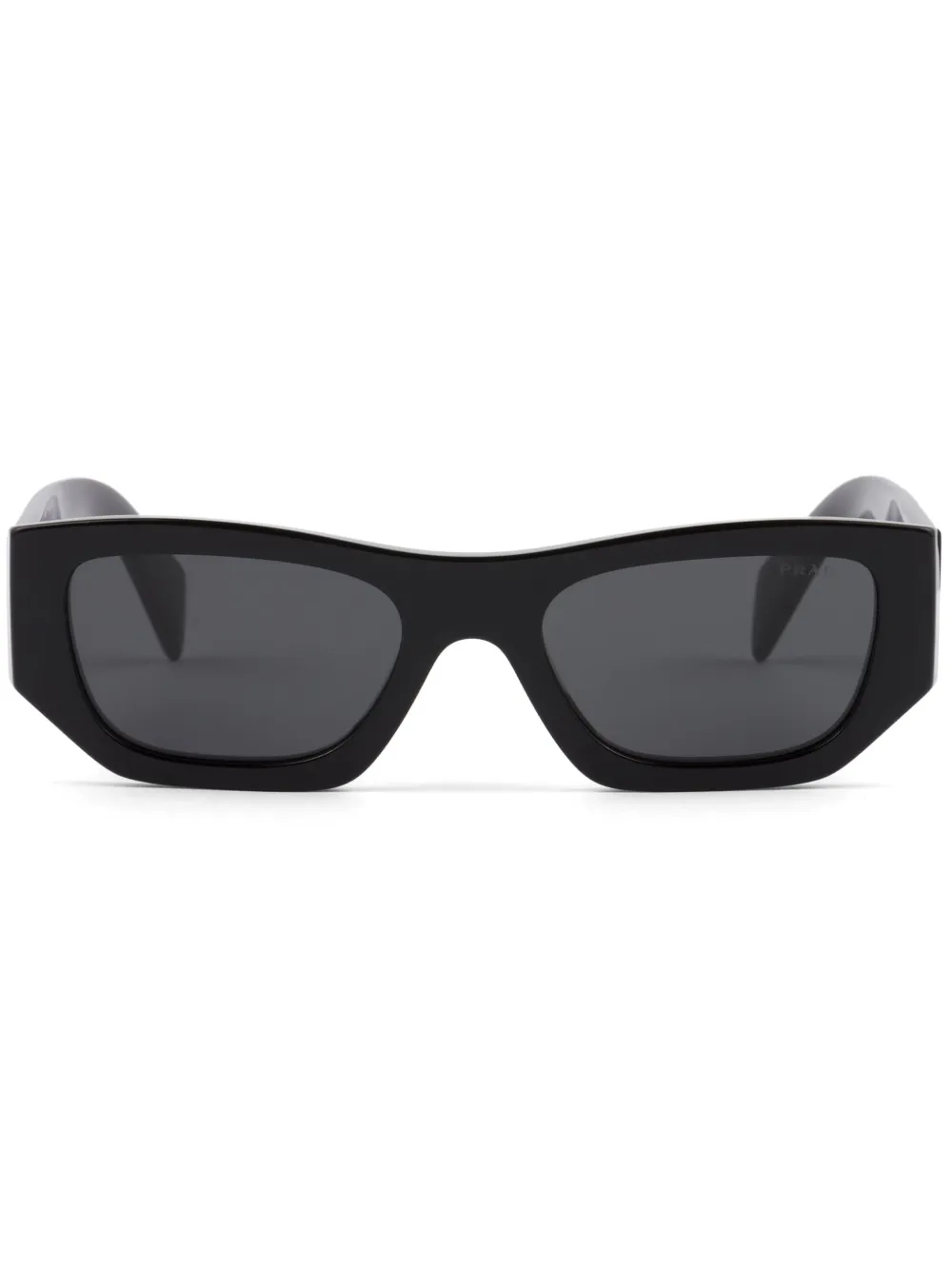 

Солнцезащитные очки в оправе 'кошачий глаз' Prada Eyewear, черный
