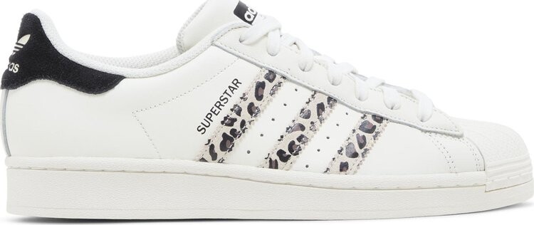 

Кроссовки Wmns Superstar 'Off White Black Leopard', кремовый, Бежевый, Кроссовки Wmns Superstar 'Off White Black Leopard', кремовый