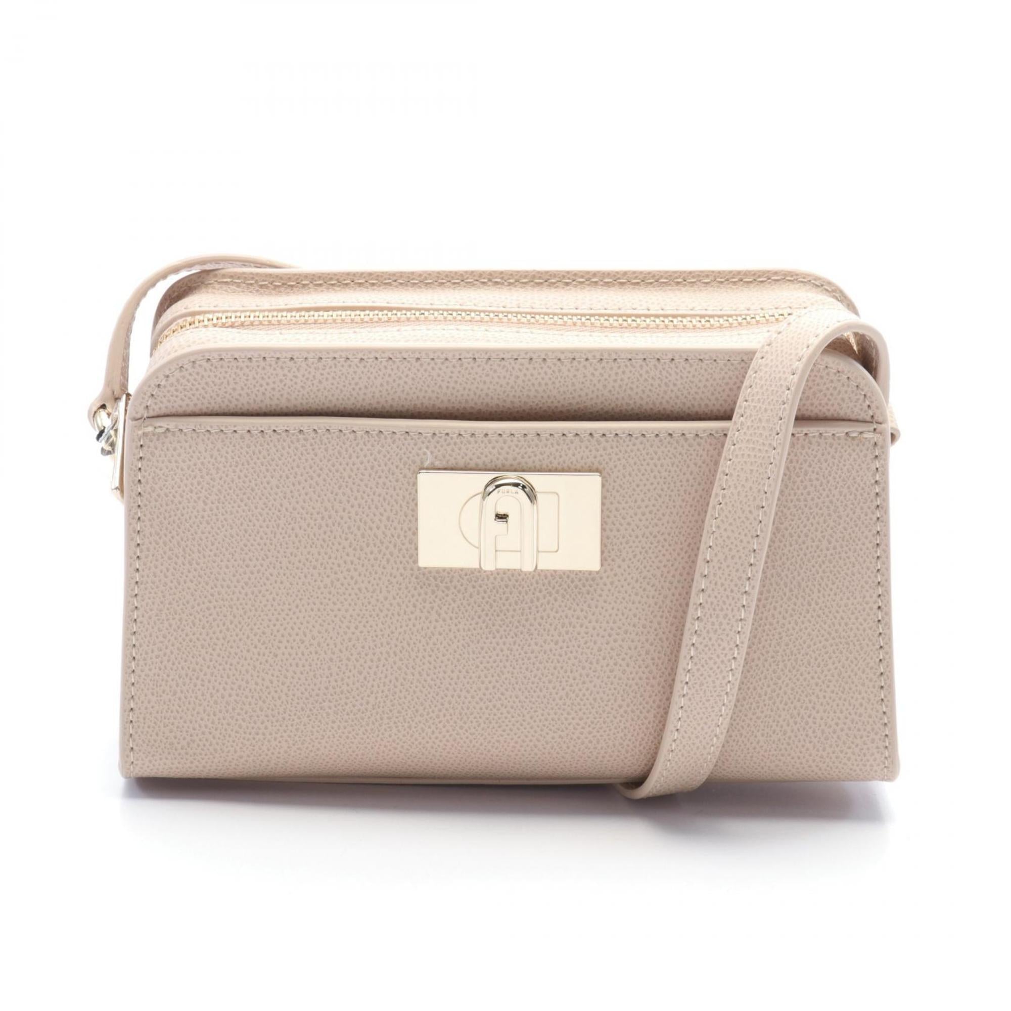 

Сумка через плечо Furla из кожи, бежевый