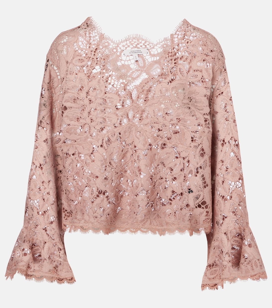 

Цветочный топ Lacy Dream Dorothee Schumacher, Burnt Tan
