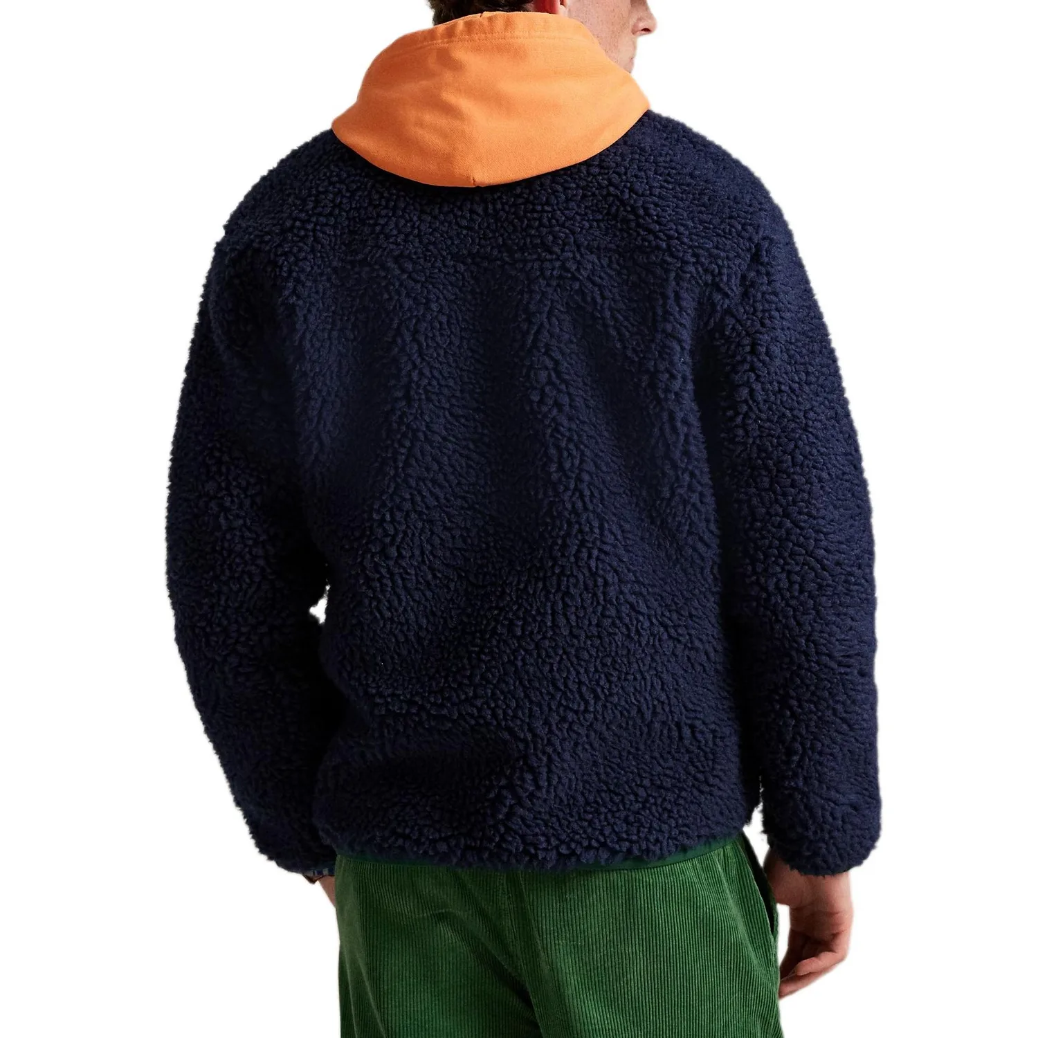 Флисовая куртка на молнии Polo Ralph Lauren, морской синий — фото 4