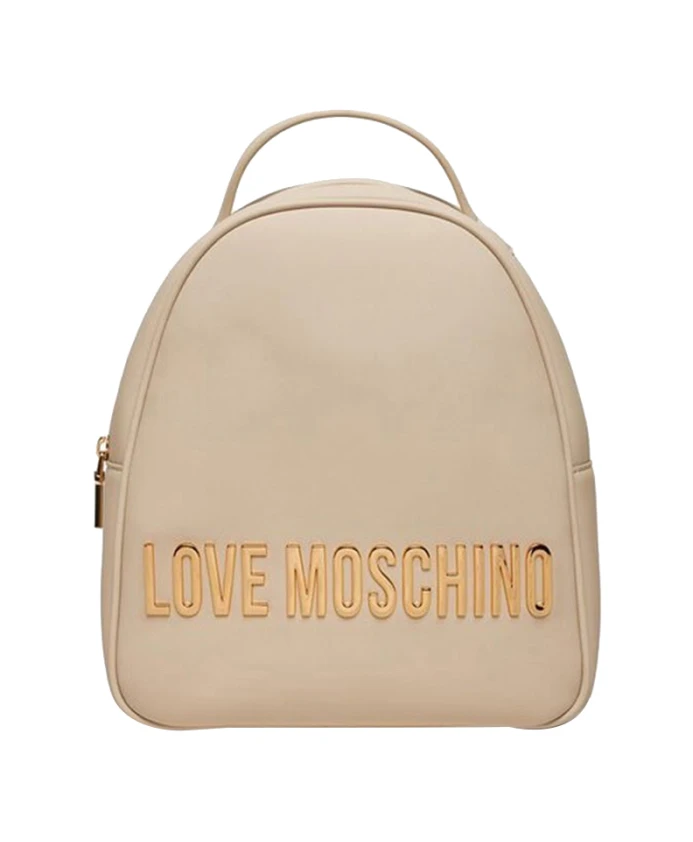 

Модный рюкзак цвета слоновой кости Moschino, бежевый