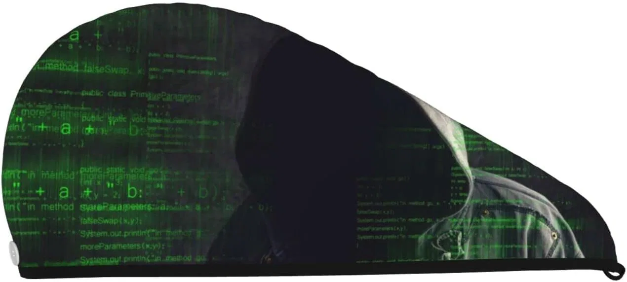 Шапочка для душа Hacker, микрофибра, 63x26 см, Ankepwj