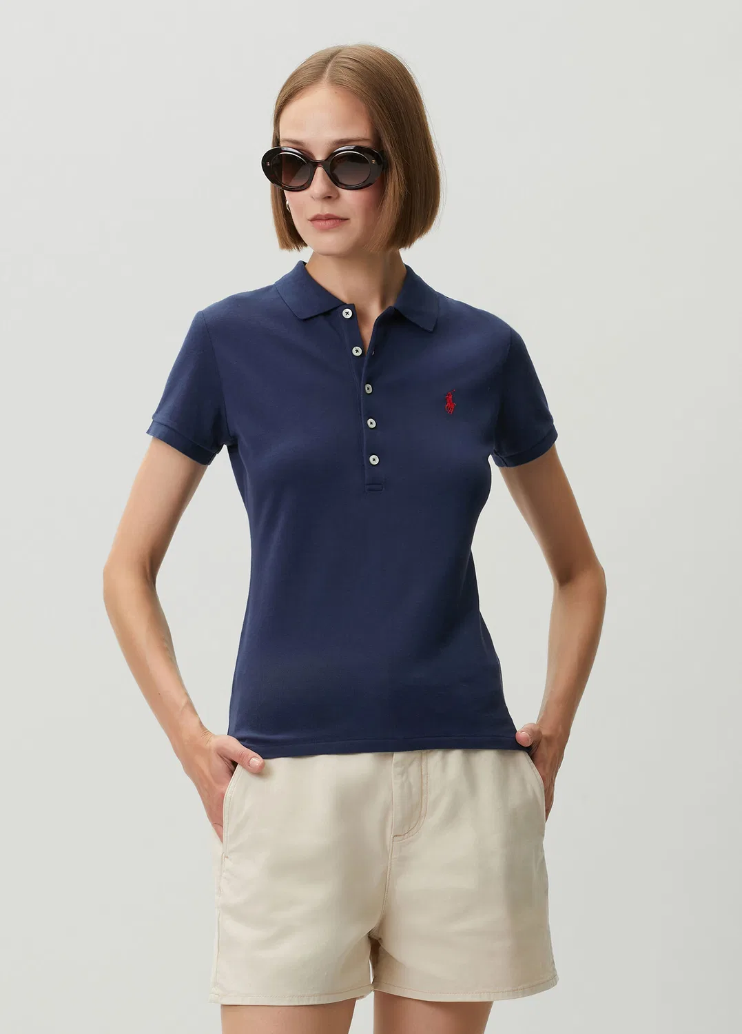 Polo T-shirt Polo Ralph Lauren, lacivert