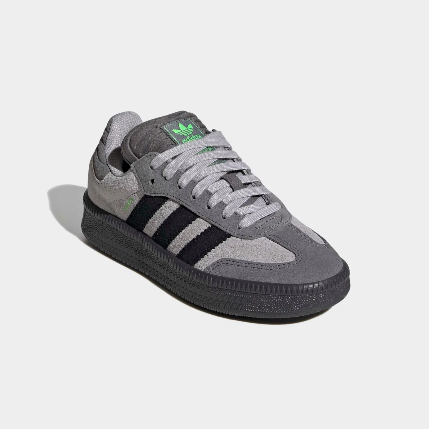Детские кроссовки с замшевым верхом Samba XLG Adidas Originals, Grey Four/Core Black/Grey Four