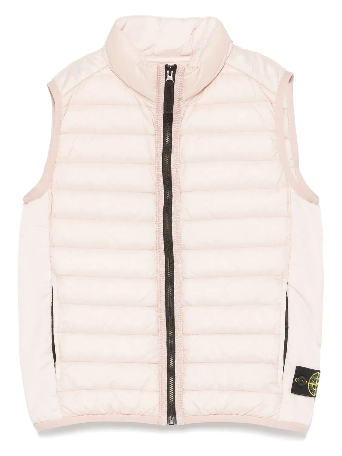 Stone Island Детский жилет светло-розового цвета