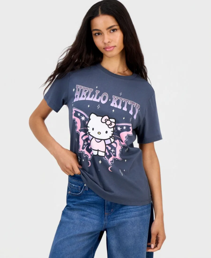 Футболка с принтом Hello Kitty Butterfly Grayson Threads, The Label, Turbulence