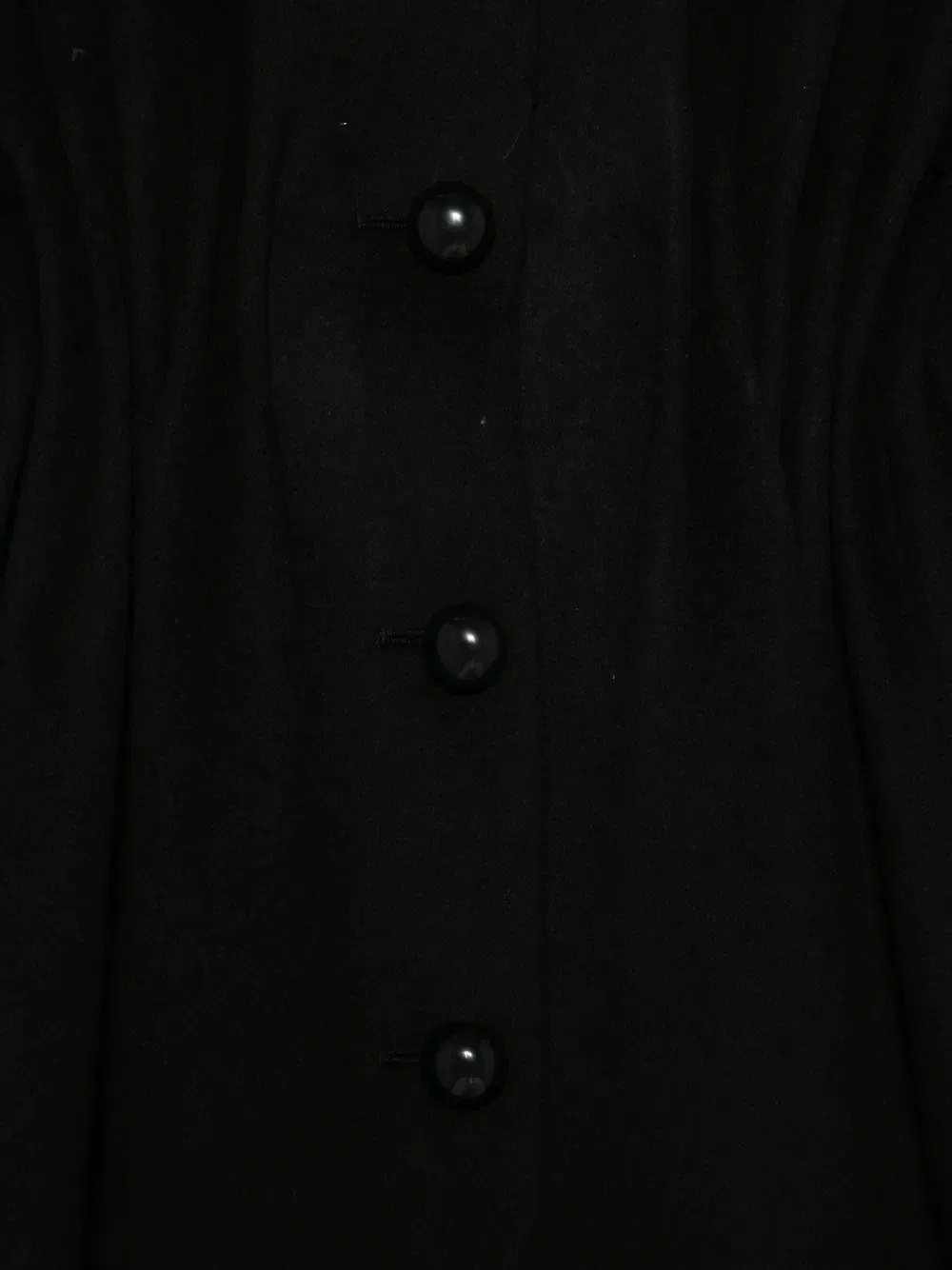 Пальто однобортное Emporio Armani, черный — фото 3