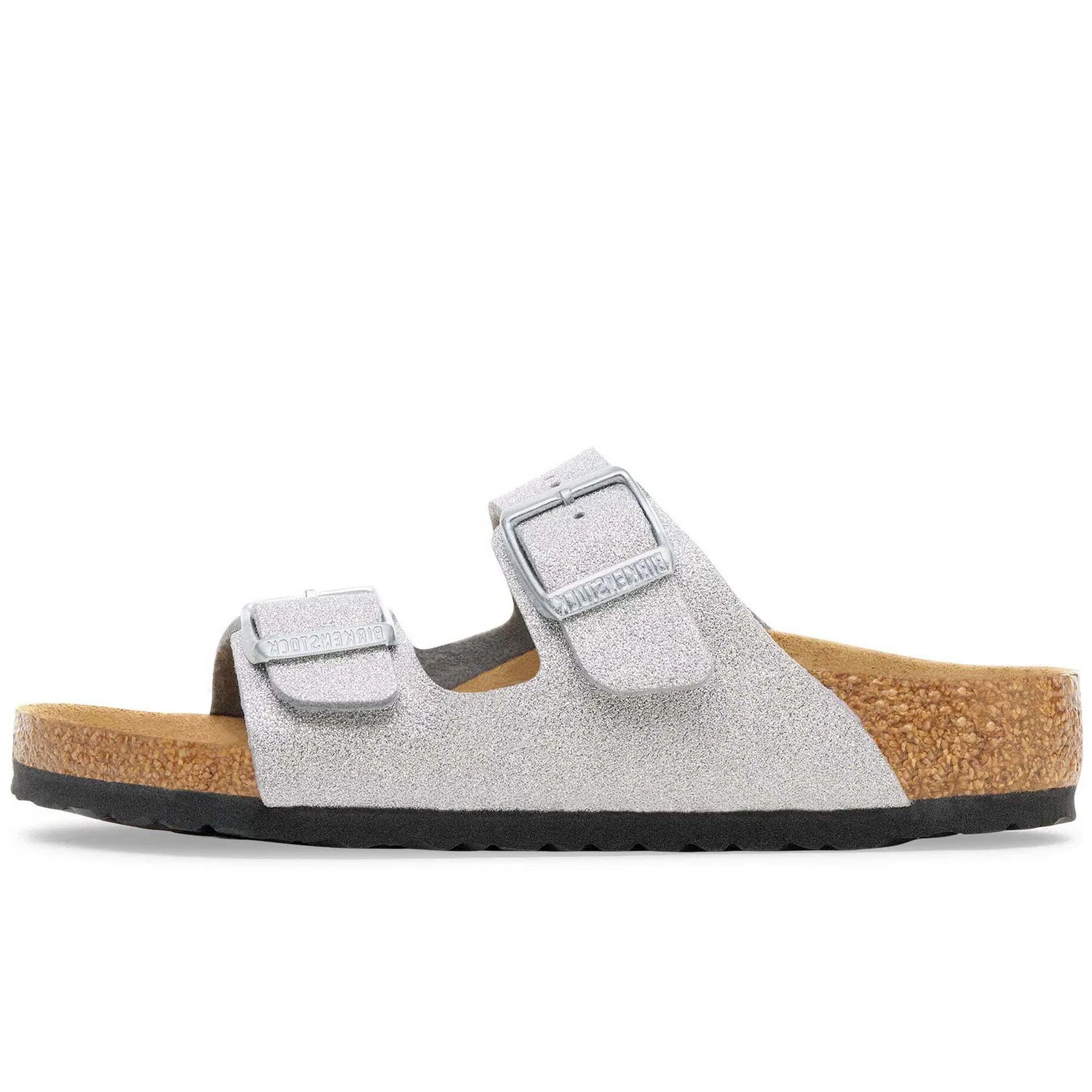 Детские сандалии с блестками Arizona Birkenstock, Silver