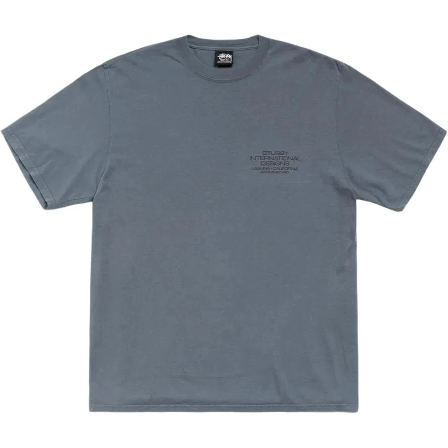 Детская футболка с круглым вырезом Stussy, Marine Blue